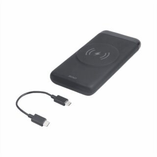 Powerbank Wireless 10000mAh USB-C/USB schwarz