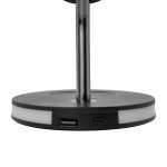 Wireless Charger Stand Magnetic 3in1 schwarz