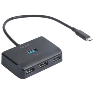 USB-C Hub 4x USB 5 Gbit/s schwarz