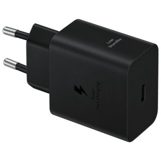 Schnellladegerät USB-C 45W + USB-C Kabel 1,8m schw