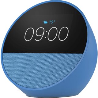 Echo Spot (2024) m. Uhr blau