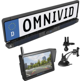 omniVID Solar6 Kabelloses Solar-Rückfahrvideosystem