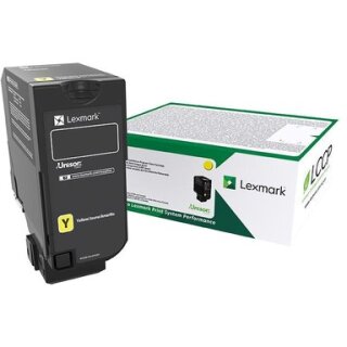 Lexmark Toner 75B20Y0 Gelb bis zu 10.000 Seiten