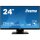 24"/60,5cm (1920x1080) iiyama ProLite T2454MSC-B1AG 16:9 5ms Touchscreen VGA USB HDMI VESA Speaker Full HD Black