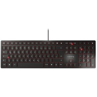 Cherry KC 6000 Slim USB Black QWERTZ DE