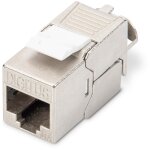 Digitus Keystone CAT6a RJ45 Buchse AWG 22-26 360°...