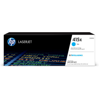 HP Toner 415X W2031X Cyan bis zu 6.000 Seiten