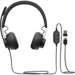 Logitech Headset Zone Wired MSFT Teams on Ear...