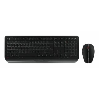 Cherry Tastatur und Maus Set Gentix Desktop JD-7000DE-2 black QWERTZ DE