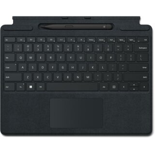 Microsoft Surface Signature Pro 8/9/10 /11 Type Cover+SlimPen2 AT/DE Black