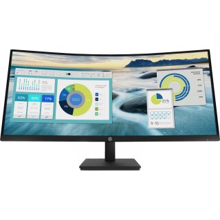 86,36cm/34 (3440x1440) HP P34hc G4 Curved 21:9 5ms 60Hz HDMI DisplayPort USB-C VESA Speaker WQHD Black