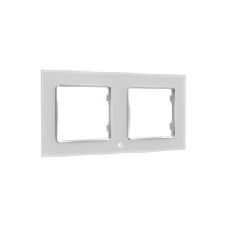 Shelly Accessories "Wall Frame 2" Wandtaster Rahmen 2-fach Weiß