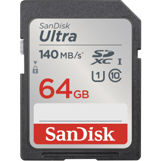 CARD 64GB SanDisk Ultra SDXC 140MB/s