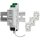 Shelly Relais "Pro 3EM 120A" WLAN LAN Stromzähler Inkl. 3x 120A Klemmen Messfunktion BT DIN-Rail