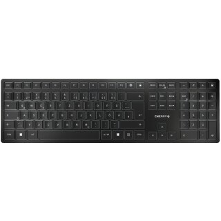 Cherry KW 9100 SLIM - Tastatur wireless silver QWERTZ DE