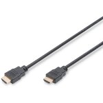 DIGITUS HDMI Anschlusskabel High Speed mit Ethernet 2m schw.