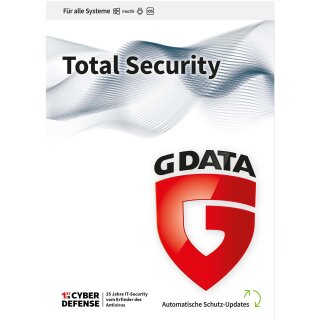 G DATA Total Security - 1 Year (2 Lizenzen) - New - ESD-Download