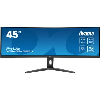 117cm/44,5" (5120x1440) iiyama Prolite XCB4594DQSN-B1 32:9 DQHD Curved 165Hz 0,8ms HDMI DP USB-C RJ45 LS Black