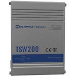 8+2P Teltonika TSW200 Industrial GSwitch 8x PoE+ (240W)...