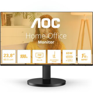 68,6cm/27" (1920x1080) AOC Basic-line 27B3CF2 16:9 FHD IPS 1ms 100Hz HDMI USB-C Speaker Black