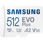 CARD 512GB Samsung EVO PLUS microSDXC UHS-I U3 inkl. SD...