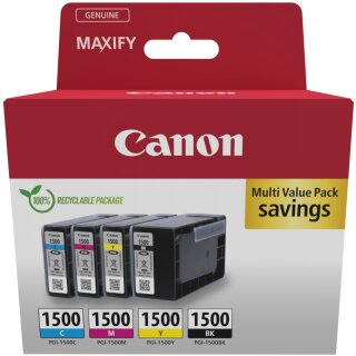 Canon Tinte PGI-1500 9218B006 4er Multipack(BK/C/M/Y)