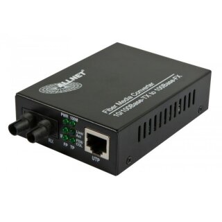 Z ALLNET Medienkonverter 10/100BASE-TX auf 100BASE-FX Multimode ST Anschluss ALL-MC107-ST-MM