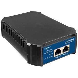 Z ALLNET PoE Injektor Gigabit PoE & PoE bt (15,4W/30W/60W/95W) / IEEE802.3bt Kunststoffgehäuse / ALL0495BT