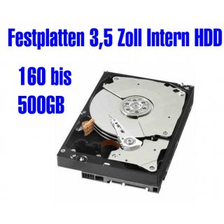 160 bis 500 GB SATA II PC Festplatte 3,5 Zoll Intern HDD