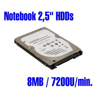 250 bis 500 GB 2,5 Zoll Laptop Notebook Festplatte 7200 SATA II PC Intern HDD