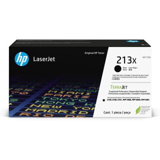 HP Toner 213X W2130X Schwarz bis zu 9.000 Seiten