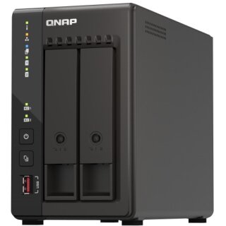 QNAP TS-253E NAS-Server 2 Schächte Intel Celeron J6412 2,6GHz SATA 6Gb/s