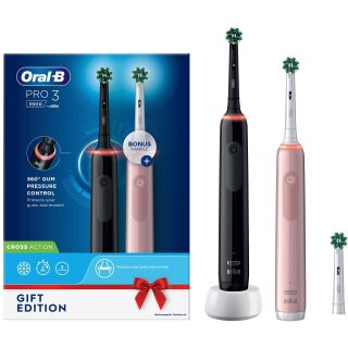 Oral-B Pro 3 3900 Duo *schwarz/pink*