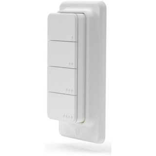 Shelly Plug & Play "Blu RC Button 4" Fernbedienung inkl. Magnethalter 4-fach 16 Aktionen Weiß