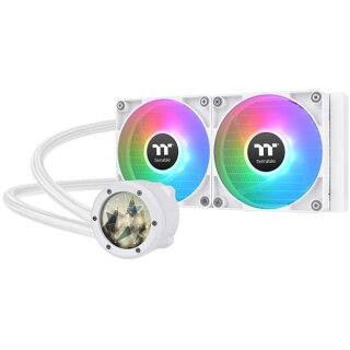 K Cooler Wasserkühlung Thermaltake TH240 V2 Ultra ARGB Sync CPU Liquid Cooler Snow Edition All-In-One