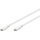 DIGITUS USB 2.0 Kabel Typ C -C Silikon St/St 1m weiß