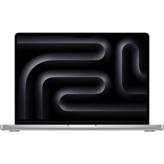 Apple 14-inch MacBook Pro: Apple M4 chip with 10-core CPU and 10-core GPU, 24GB, 1TB SSD - Silver