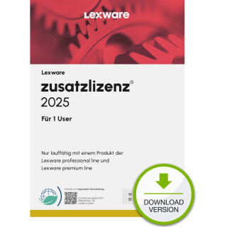 Lexware Zusatzlizenz 2025 für 1 User - ABO - ESD-DownloadESD