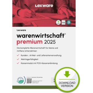 Lexware Warenwirtschaft Premium 2025 - 1 Device, 1 Year - ESD-DownloadESD