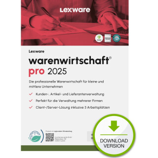 Lexware Warenwirtschaft Pro 2025 - 1 Device, 1 Year - ESD-DownloadESD