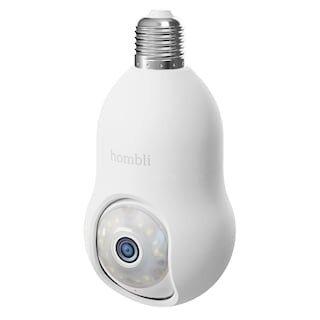 Hombli smarte outdoor Kamera, Bulb Cam 2K, weiß