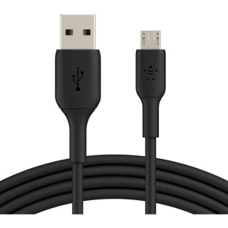 Belkin Micro-USB/USB-A Kabel PVC, 1m, schwarz