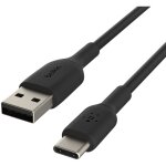 Belkin USB-C/USB-A Kabel PVC, 15cm, schwarz