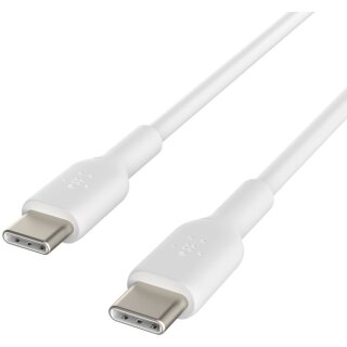 Belkin USB-C/USB-C Kabel PVC, 2m, weiß