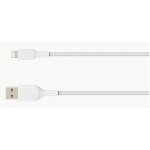 Belkin Lightning Lade/Sync Kabel ummantelt mfi 2m weiß