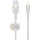 Belkin PRO Flex Lightning/USB-A Kabel, Apple zert., 3m, weiß