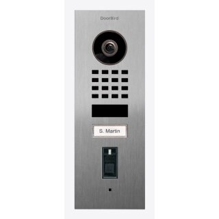 DoorBird IP Video Türstation D1101FV Fingerpr. Edels. V2A