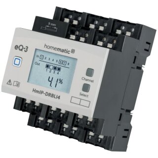 Homematic IP Jalousieaktor für Hutschienenmontage – 4-fach