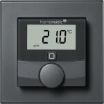 Homematic IP Wandthermostat mit Luftfeuchtigkeitssensor,...