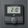 Homematic IP Wandthermostat mit Luftfeuchtigkeitssensor, anthr
